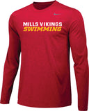 Swimming Dri-Fit Long Sleeve T-Shirt