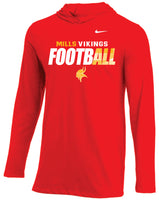 Football Long Sleeve Hoodie T-Shirt