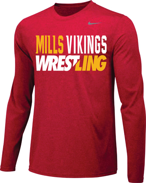 Wrestling Dri-Fit Long Sleeve T-Shirt